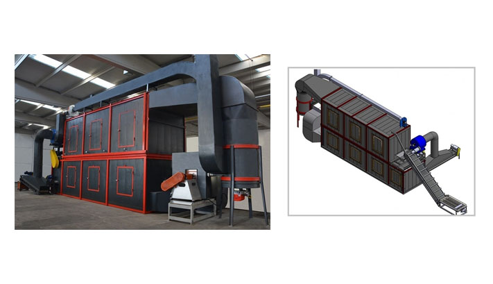 ELEVATÖRLÜ - ZİNCİRLİ KONVEYÖRLÜ HİDROJEN GEVREKLİĞİ ALMA FIRINI